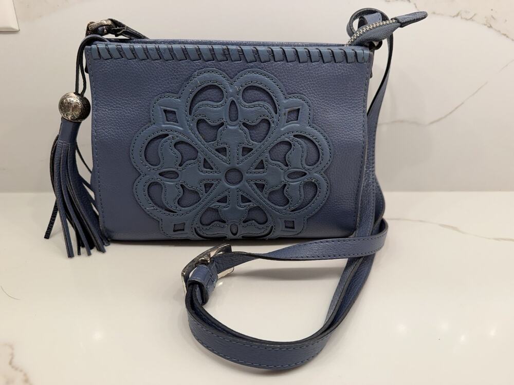 Brighton Ferrara city organizer crossbody Canyon Blue